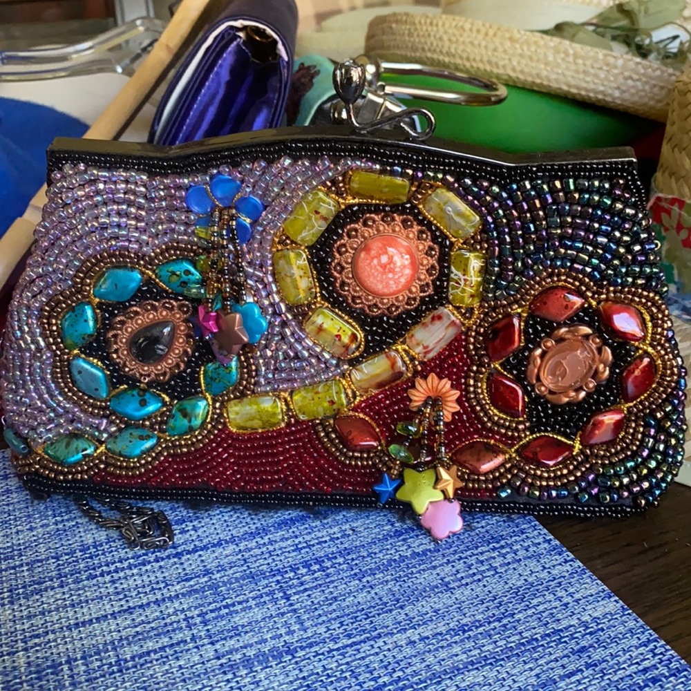 Beaded purse